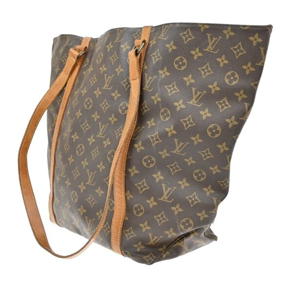 LOUIS VUITTON Sac Shopping GM Shoulder Tote Bag Monogram Leather - Picture 4 of 16